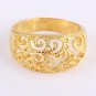 Gold Plated Filigree Rings, Size 8,