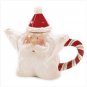 Christmas, Candy Cane Santa Tea Pot