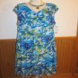 Connected Apparel Blue Floral Dress, Size 14W