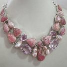 BNWOT ~ Genuine Rhodochrosite, Blure Topaz & Viva