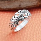 BNWOT ~ Unisex Stainless Steel Flower Ring, Multiple Sizes