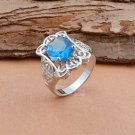 BNWOT ~ Aquamarine Ring, Size 8