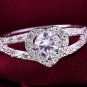 BNWT ~ .Sterling Silver Infinity Heart Shaped Ring, Size 8