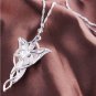 BNWT ~ Arwen Evenstar (LOTR) Necklace / Pendant Silver Plated