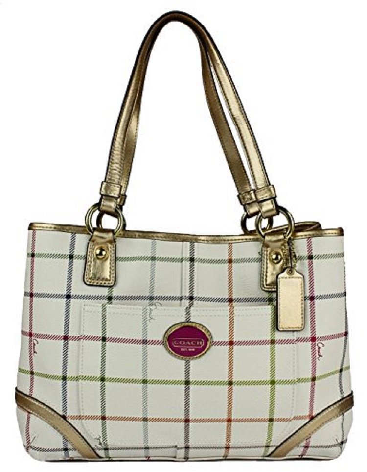 coach tattersall tote