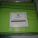 Clara Clark 1800 Series Queen Sheet Set, Lime Green