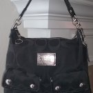 Coach Poppy Signature Sateen Convertible Handbag / Shoulder Bag