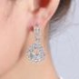 Diamonique Necklace and Earrings Set
