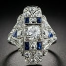 Diamonds and Sapphires Ring