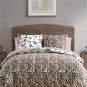 8 PC Safari Animal Print Reversible Comforter Set