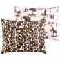 8 PC Safari Animal Print Reversible Comforter Set