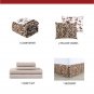 8 PC Safari Animal Print Reversible Comforter Set