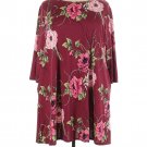 Rose Floral Print Dress, Size 4X Plus