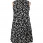 Kaileigh Black and White Floral Print Dress. Size XXL