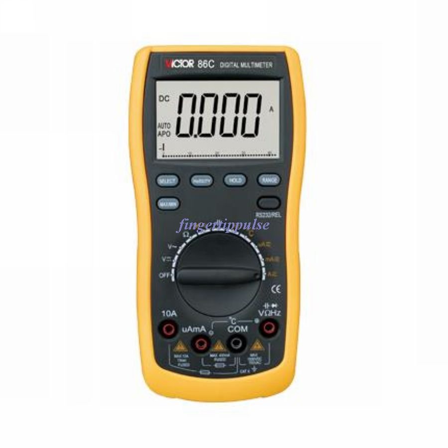 Digital Multimeter USB interface AC DC Ω nF uF Hz ℃ 86C