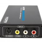 Composite RCA S-Video Audio to HDMI HD Converter Scaler