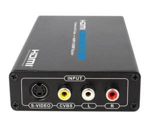 Composite RCA S-Video Audio to HDMI HD Converter Scaler
