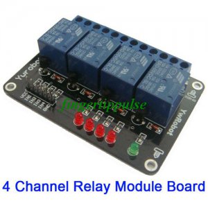 4 Channel Relay Module Board 5V for PIC AVR MCU DSP