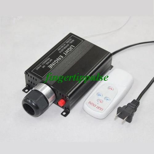 LED Optical Fiber Engine AC100-265V 16W RGB & Remote Controller