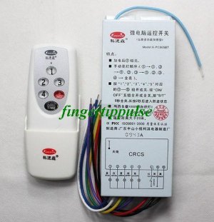 Wireless 5CH ON/OFF Remote Control Switch Lights 220V