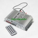 4*45W USB SD MMC Card Player FM Car Amplifier Silver