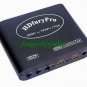 2 HDMI HDCP in to VGA YPbPr out Video Audio Converter