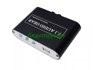 5.1 AC3 DTS Audio Gear Digital Sound Decoder SPDIF PS3