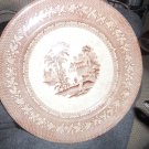 Antique Brown Willow Plate