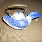 tea pot  hand painted made in china