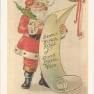Santa's Honor Roll of Good Little Tots  Postcard (#6)