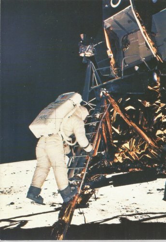 Astronaut Edwin E. (Buzz) Alrin  postcard (#28)