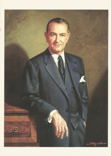 Lyndon B. Johnson  postcard (#29)