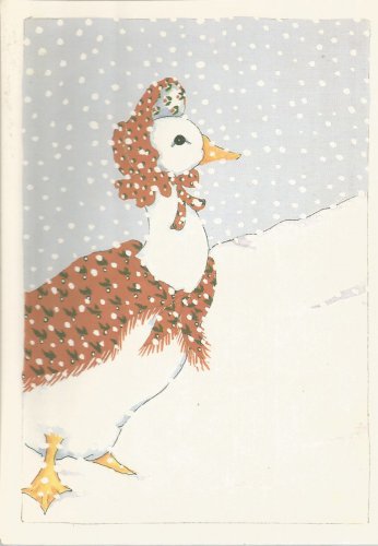Jemima Puddle-duck making a Christmas visit postcard (#33)