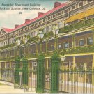 Pontalba Apartment Building at Jackson Square, New Orleans, La.  postcard (#140)