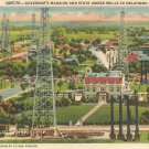 Governor's Mansion and State Owned Wells in Oklahoma City, Oklahoma postcard (#142)