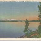 Yellowstone Lake and Mt. Sheridan. Yellowstone National Park    postcard (#150)