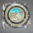 Souvenir plate  4 1/4" Hand Made in Greece