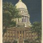 Capitol Dome at Night, Madison, Wisconsin   postcard (#189)