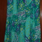 Diane Von Furstenberg Mosaic Print Full Skirt-  M