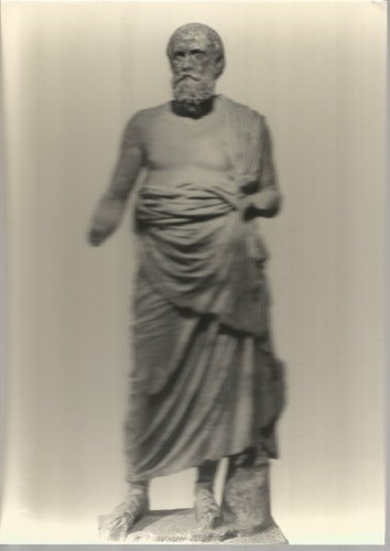 Delphi- Old Man- A Philosopher (3rd century B.C.)  postcard (#229)
