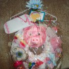 LAST ONE IN STOCK 39pc Kidz Couture Girl's Little Piggy Diaper Wreath