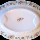 Ahrenfeldt Limoges Platter Pink Purple Floral Big 18"