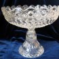 Antique EAPG Jersey Swirl Compote Windsor Glass 1886
