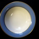 Flintridge China Sylvan Blue Gold Fruit Dessert Bowl