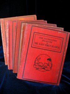 Antique Buckwalter Child Reader Set First - Fifth 1-5