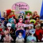 25 Danbury Mint Fashion Ladies Doll Xmas Ornaments Set