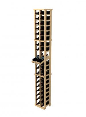 Pine 2 Column Individual Wine Rack with Display Row
