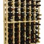 Pine 6 Column Individual Half Height Wine Rack