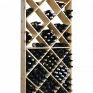 Pine Solid Diamond Bin Wine Rack