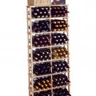 Pine Rectangular Bin Wine Rack